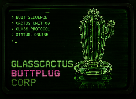 Glasscactusbuttplug Corp